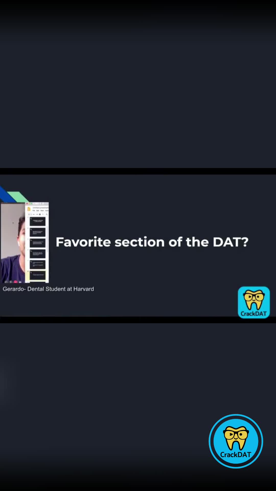 @DentalAdmissionTest