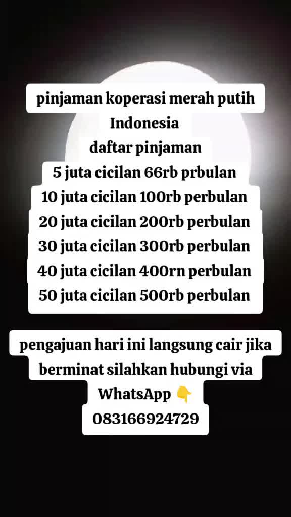@KOPERASI Pinjaman Merah Putih