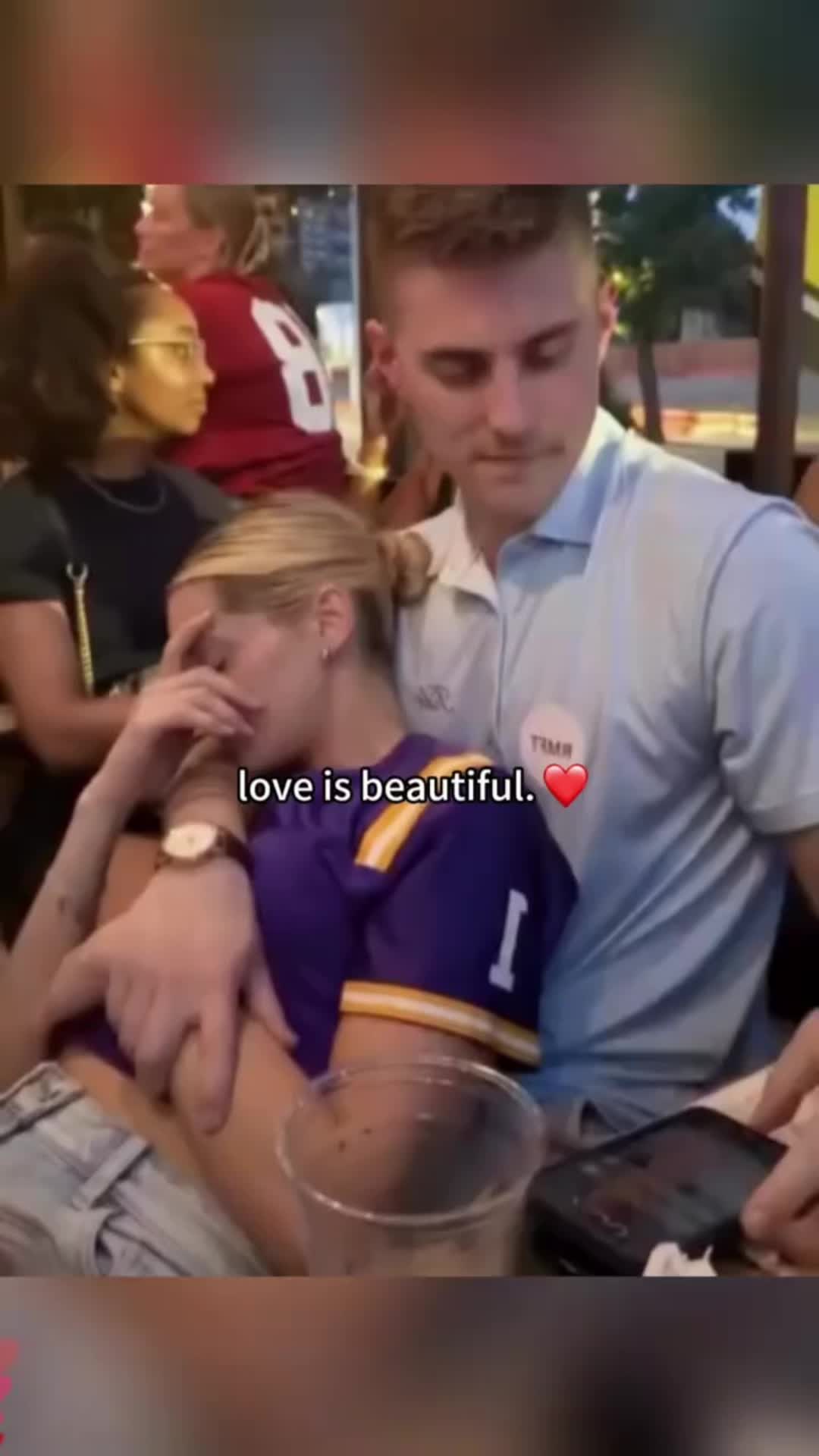 @Couple cute moment