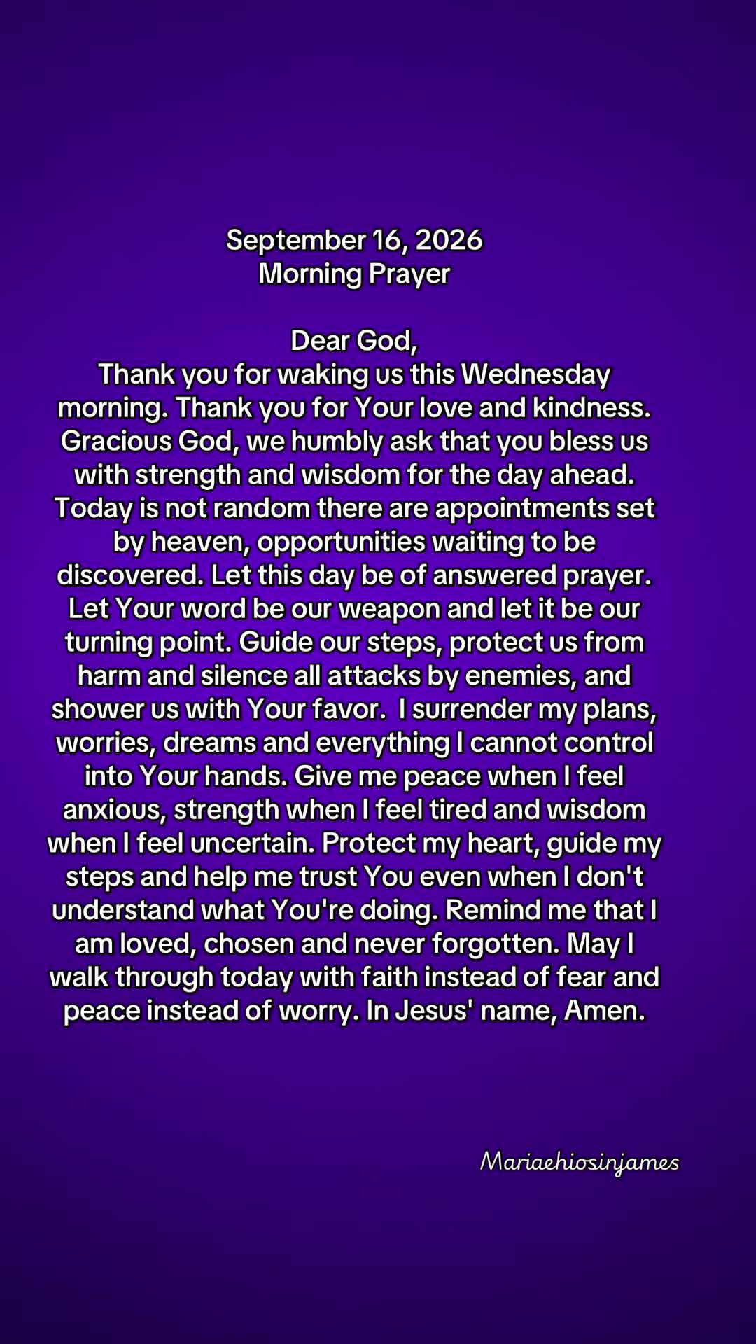 @Maria Ehiosin James Osaigbokan