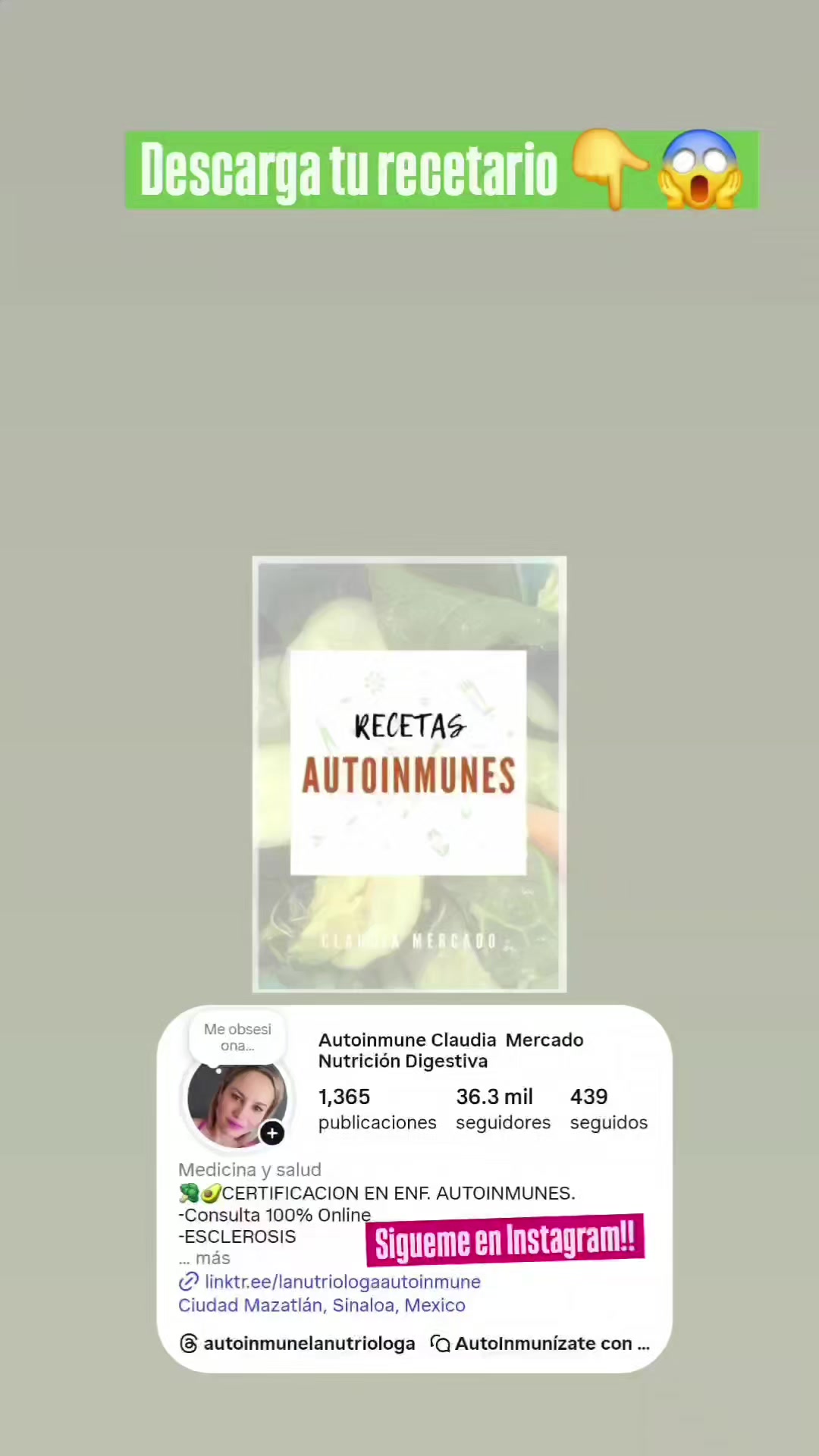 @Autoinmune Nutrióloga Clau