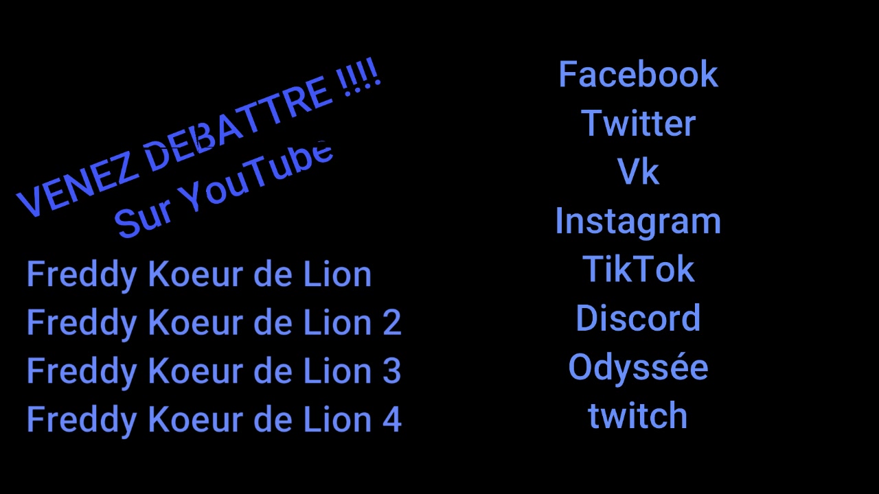 @Freddy Koeur De Lion