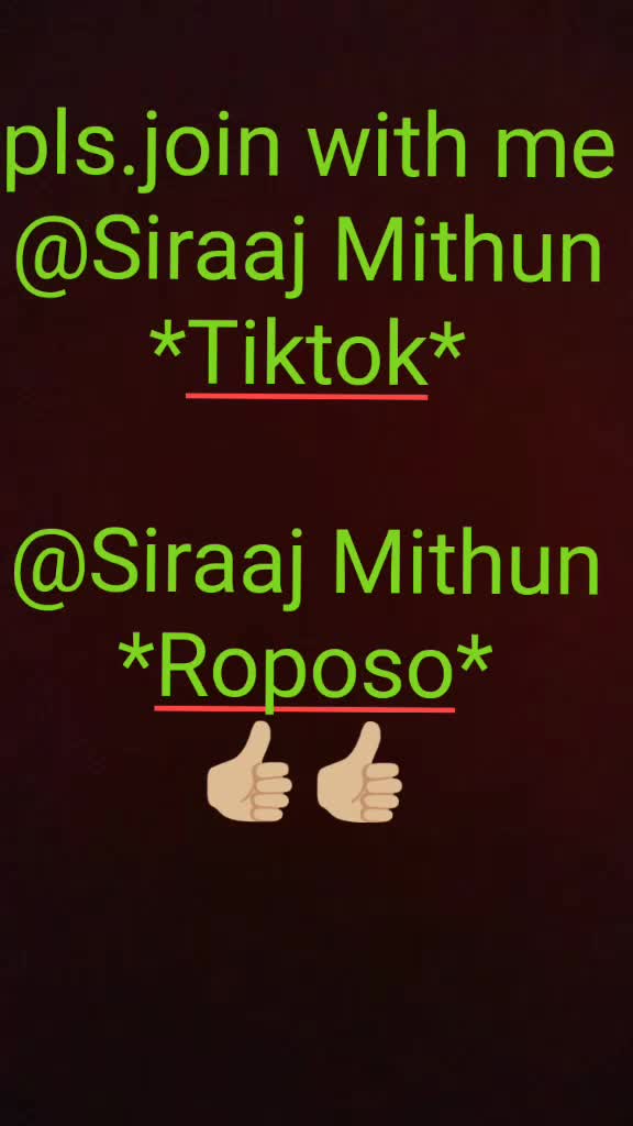 @SirajMithun_official✔️