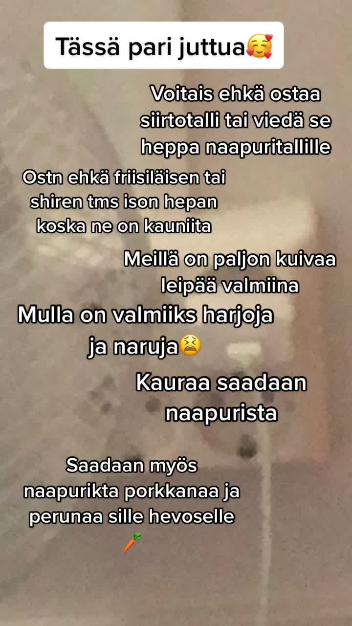 @Saan hevosen😫🐴❤️❤️