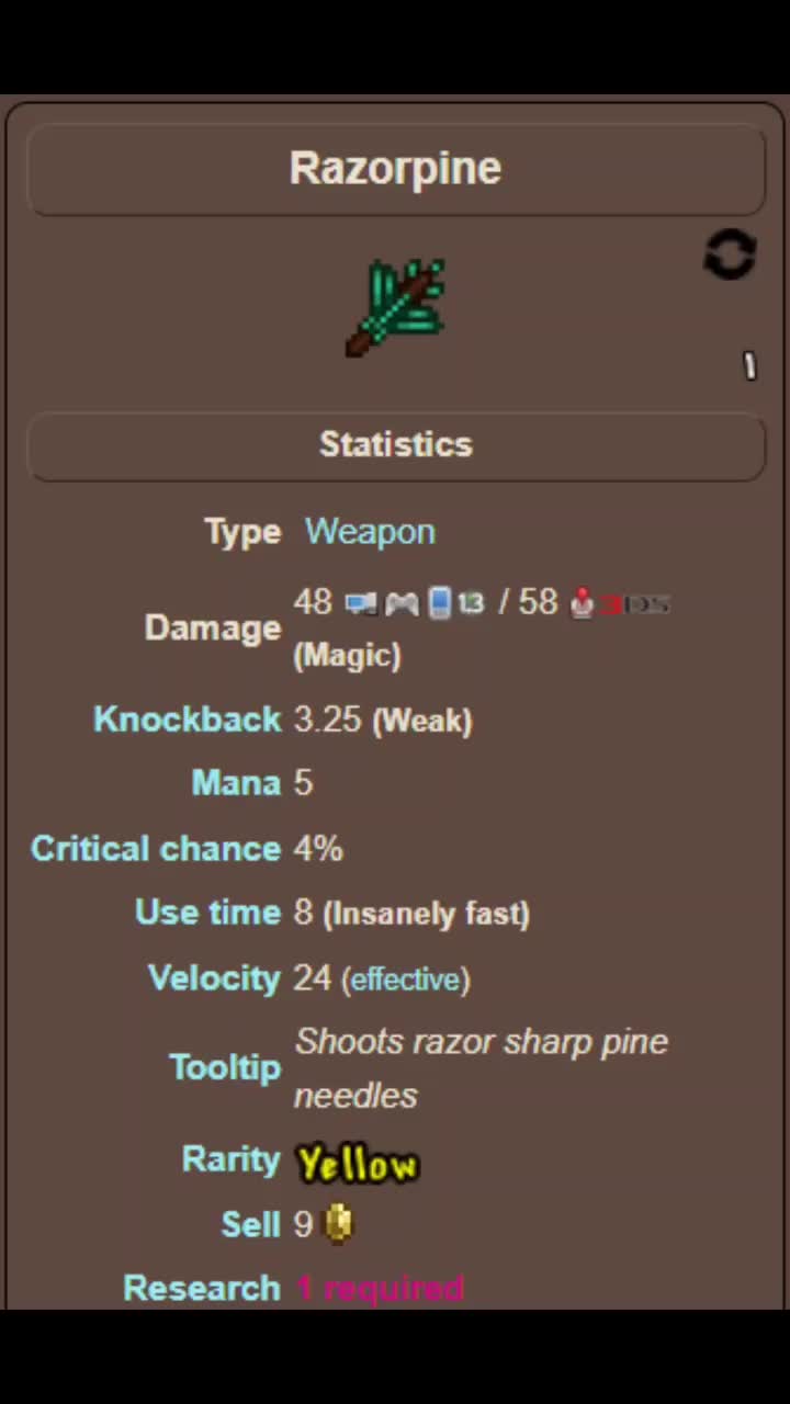 @Terraria Weapons Showcase