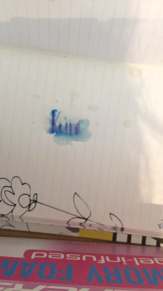@💙 Water writing ✍️