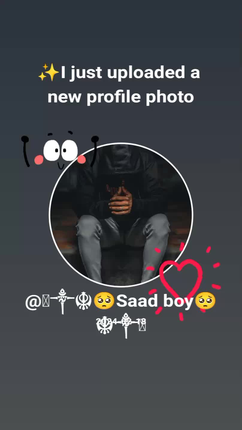 @꧁༒☬🥺Saad boy🥺☬༒꧂