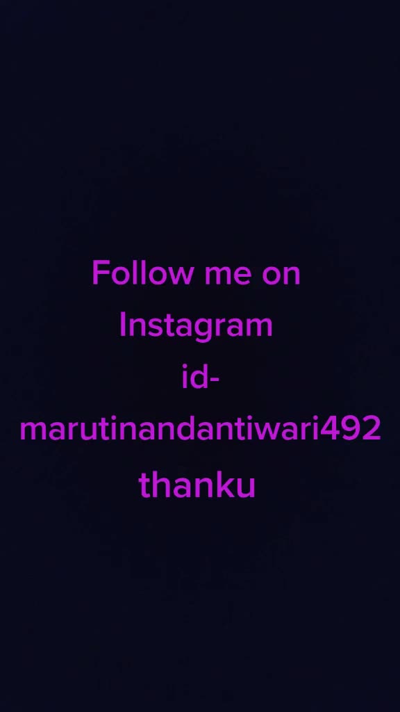 @Maruti Nandan Tiwari