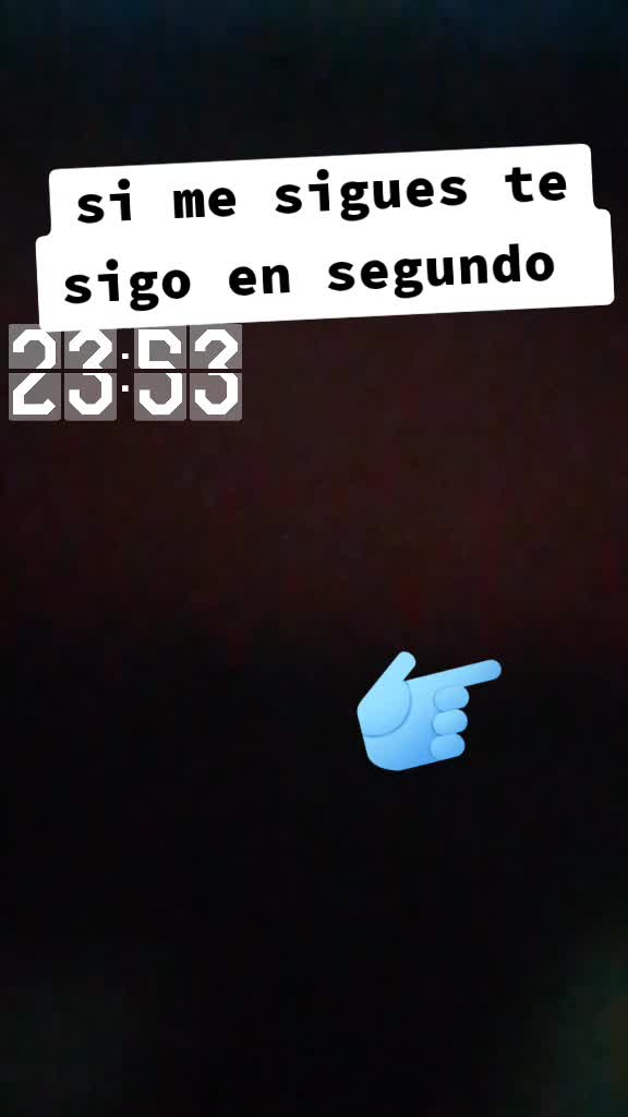 @si me sigues te sigo ensegundo