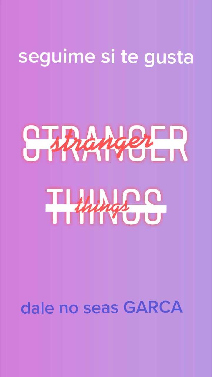 @Stranger Things