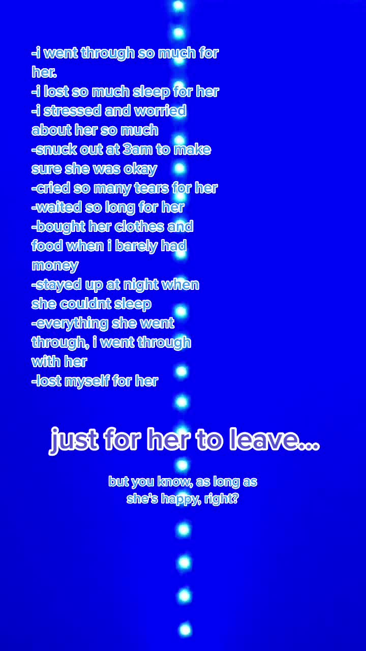 @anonymous feelings.