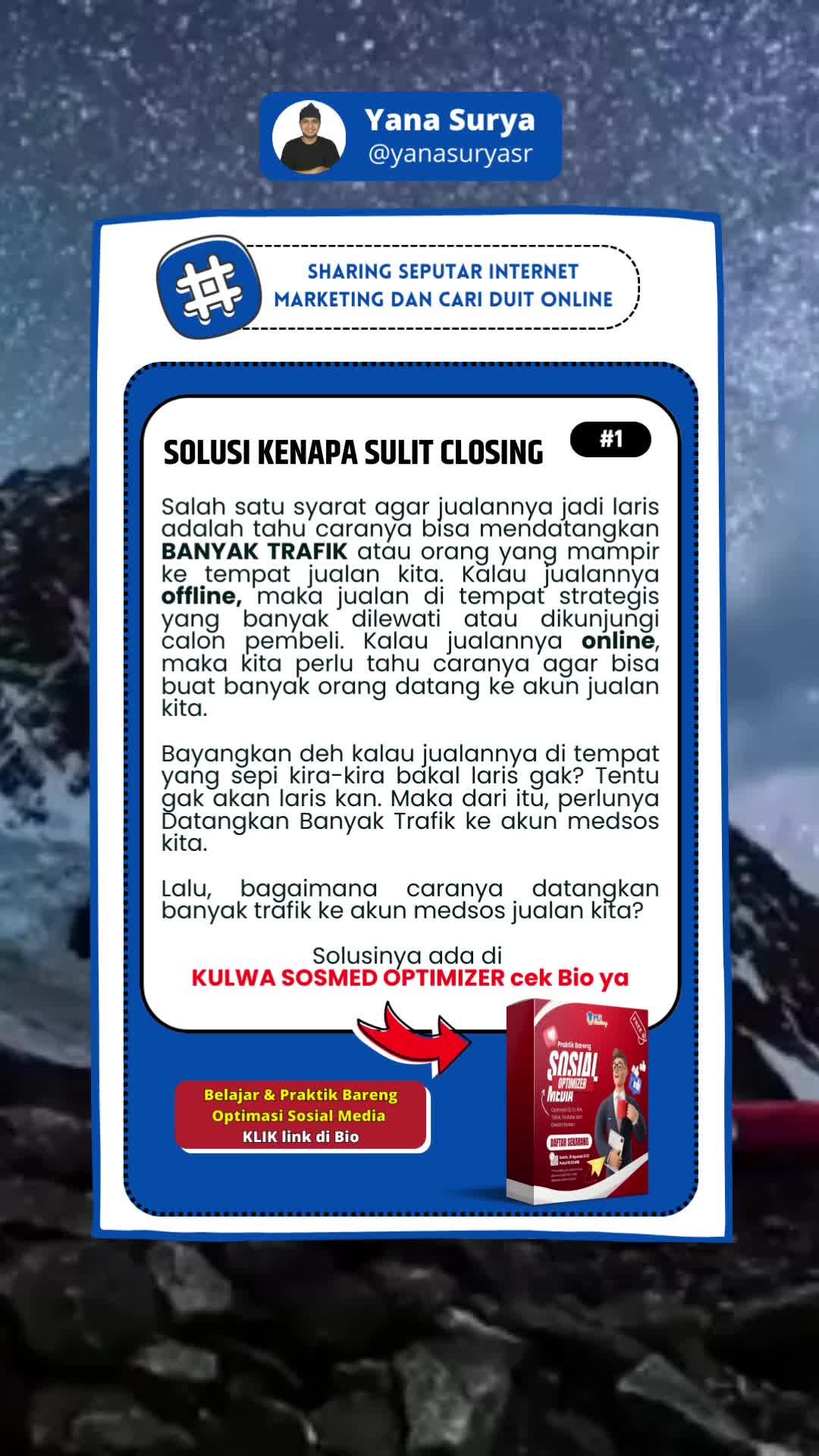 @Y.A.S.O.E - #belajarbarengyana