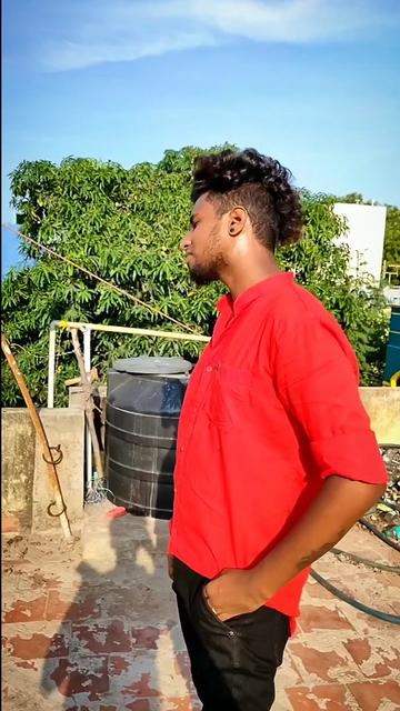 @crazy hair Karthick