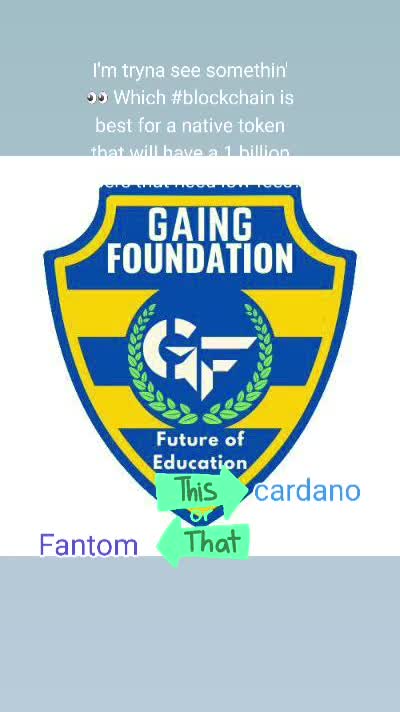 @GainG Foundation $marks