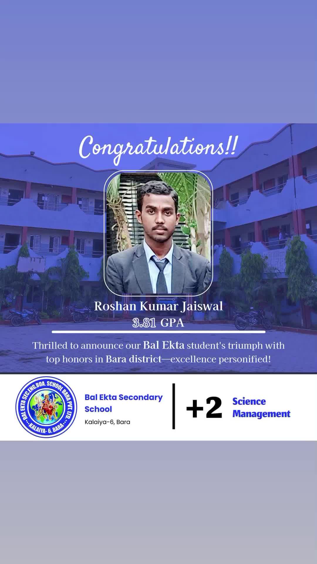 @Bal Ekta School, Kalaiya