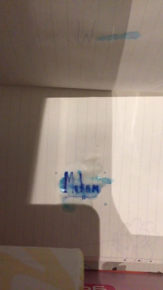 @💙 Water writing ✍️