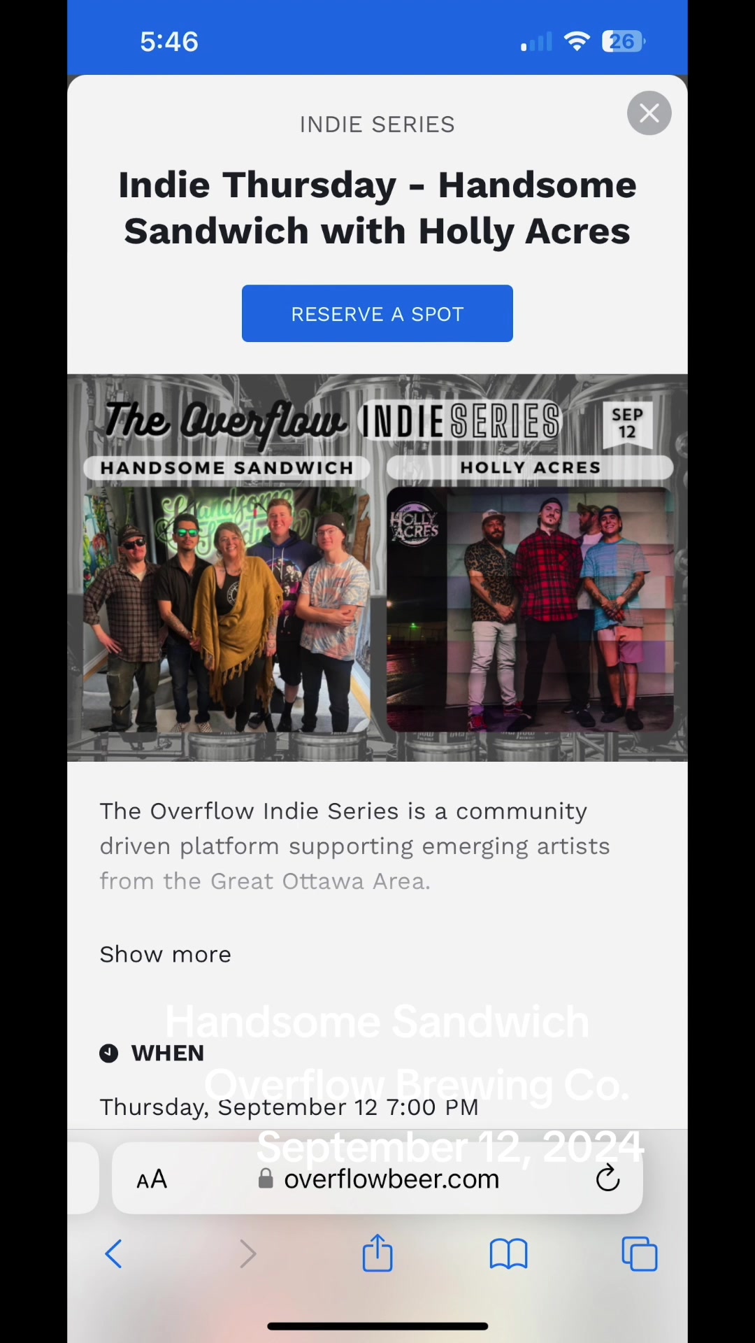 @Overflow Brewing Co.