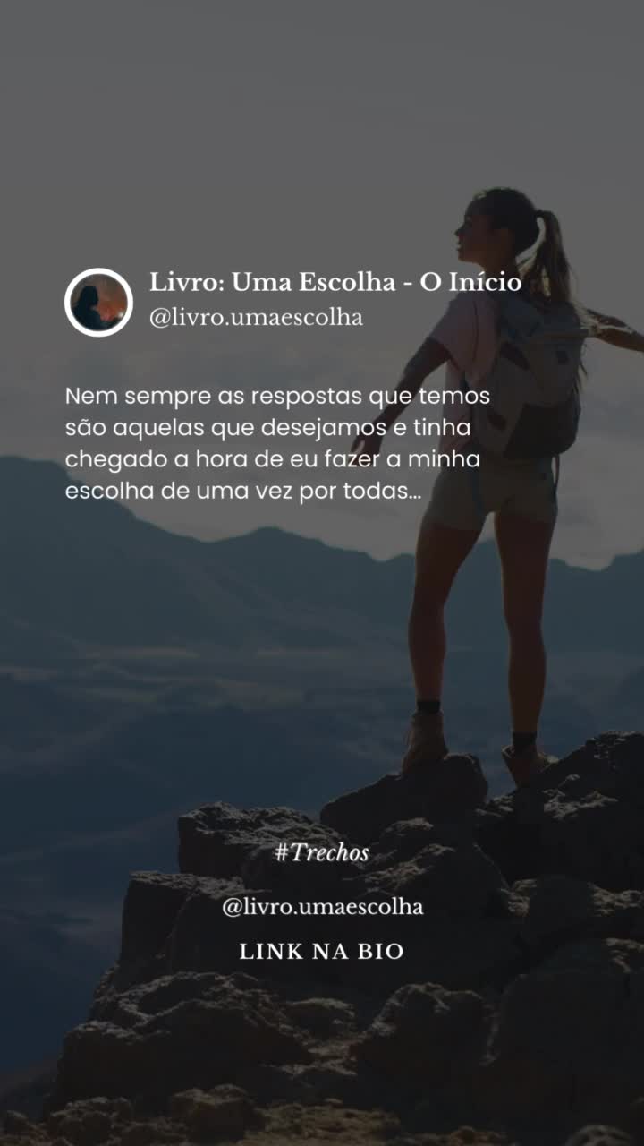 @Livro: Uma Escolha