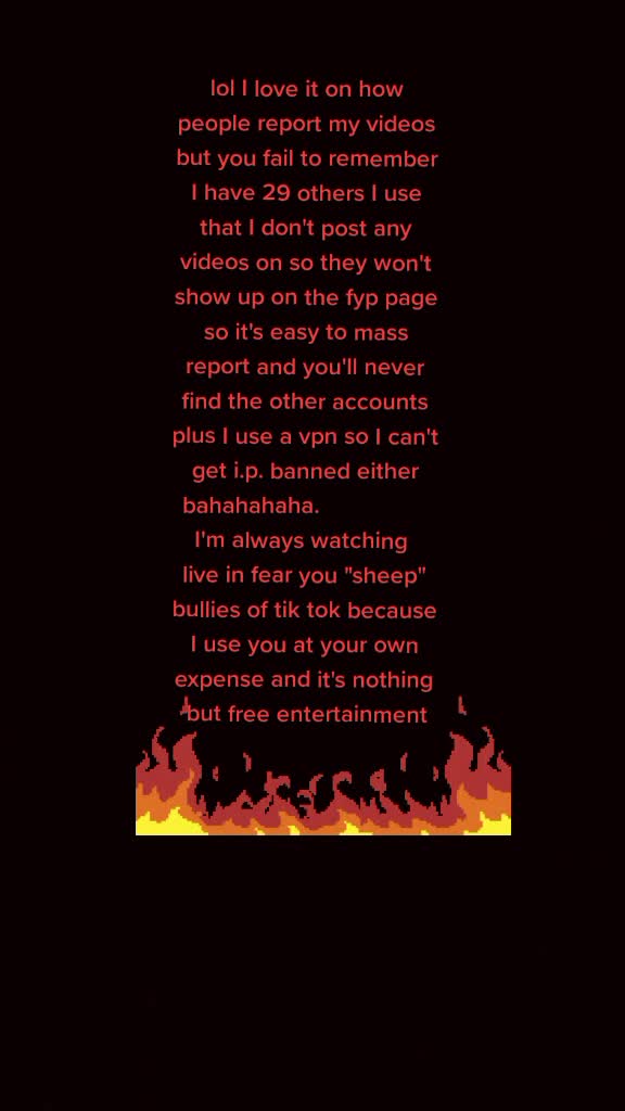 @I get bullies of tiktok banned