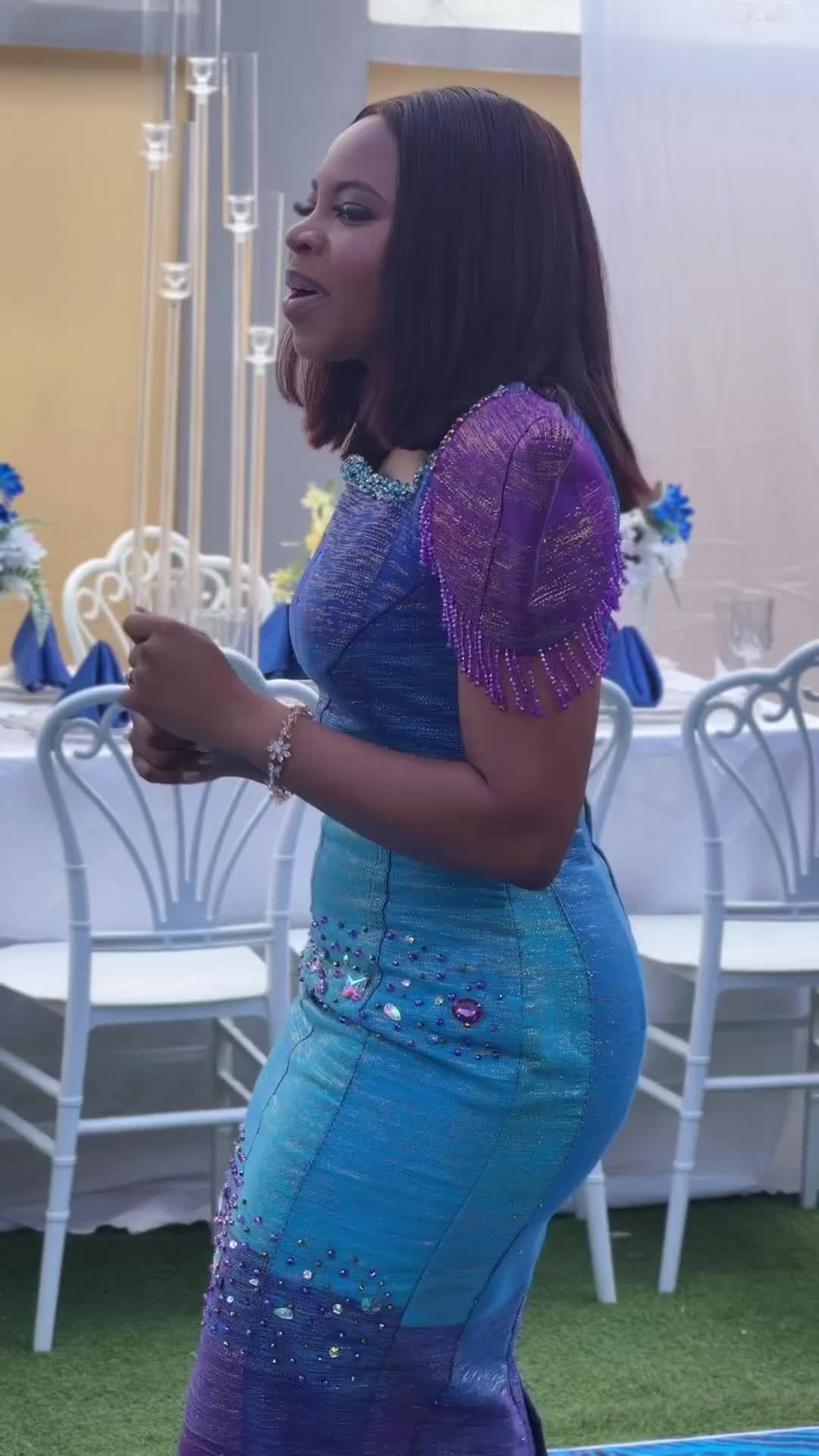 @KENTE VENDOR IN TEMA-MATAHEKO