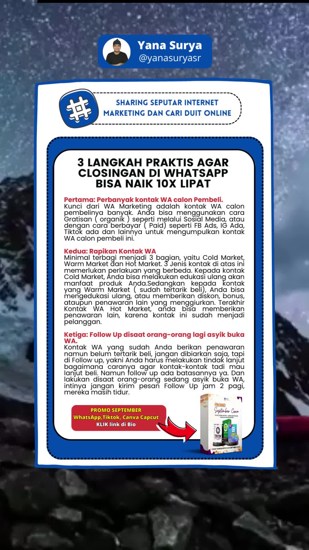 @Yana - #belajarbarengyana