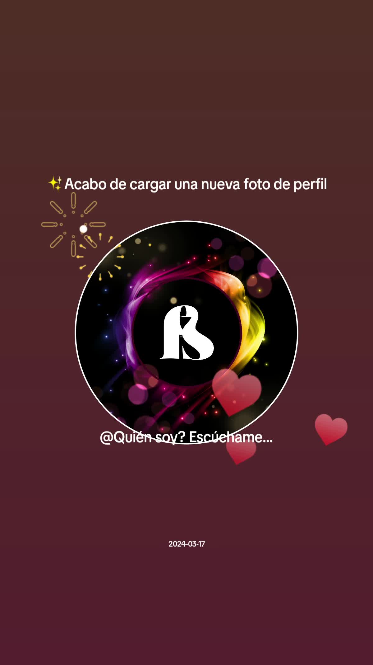 @Quién soy? Escúchame...