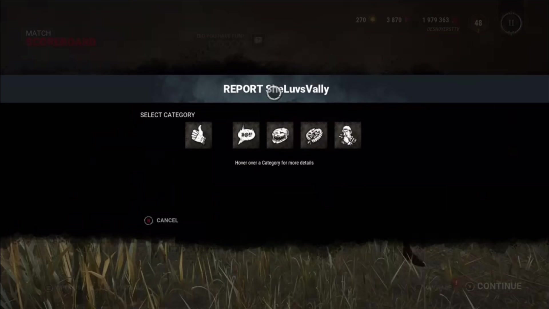 @Dead By Daylight Violators