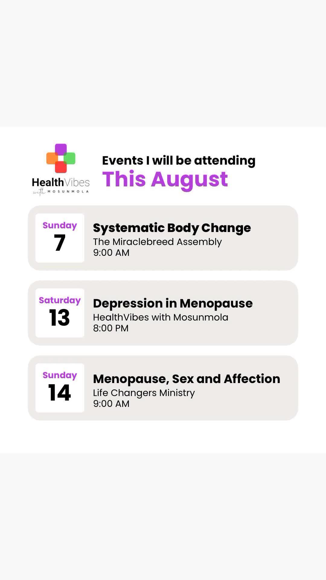 @Health Vibes With Mosunmola
