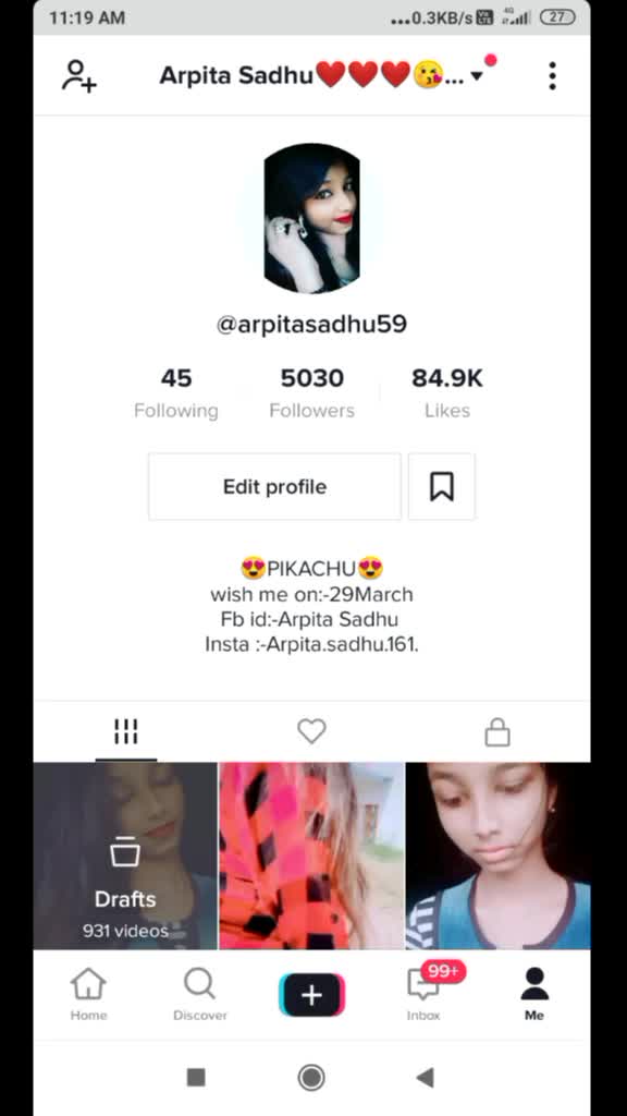 @Arpita Sadhuโคโคโค๐๐?
