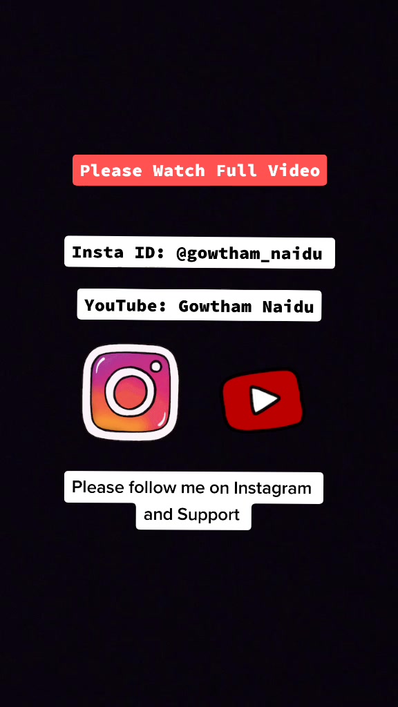 @Gowtham Naidu