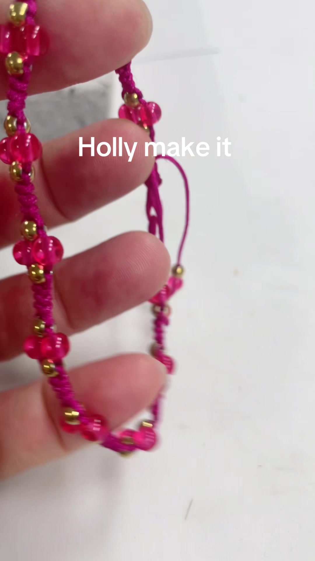 @DIY beads bracelets.