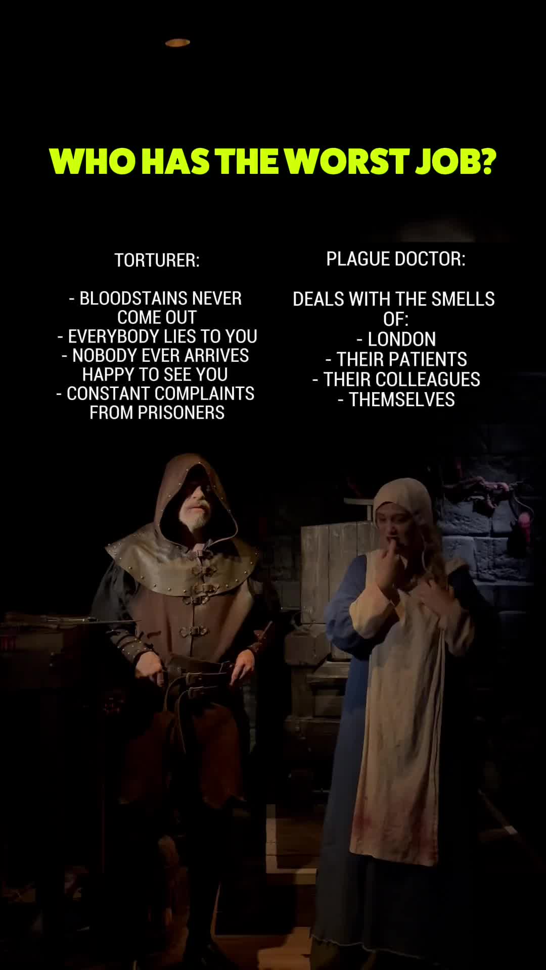 @The London Dungeon