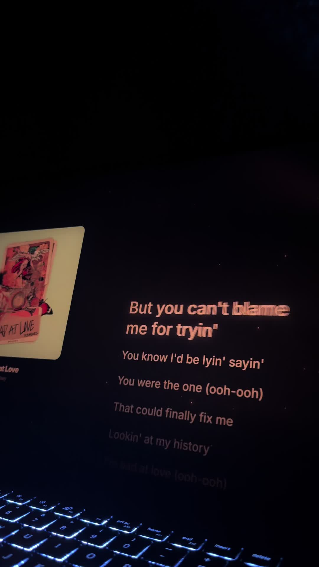 @Song lyrics
