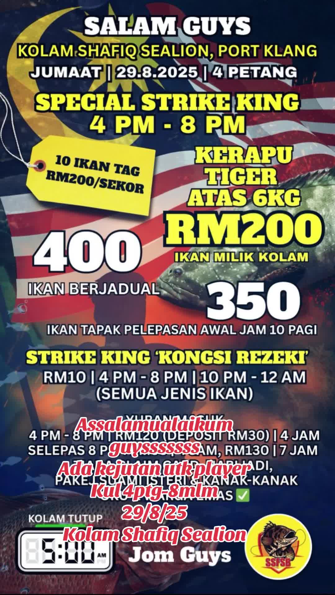 @Shafiq Sealion Fishing Sdn Bhd