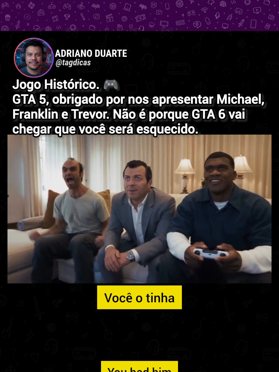 @Adriano Duarte I Tag Dicas