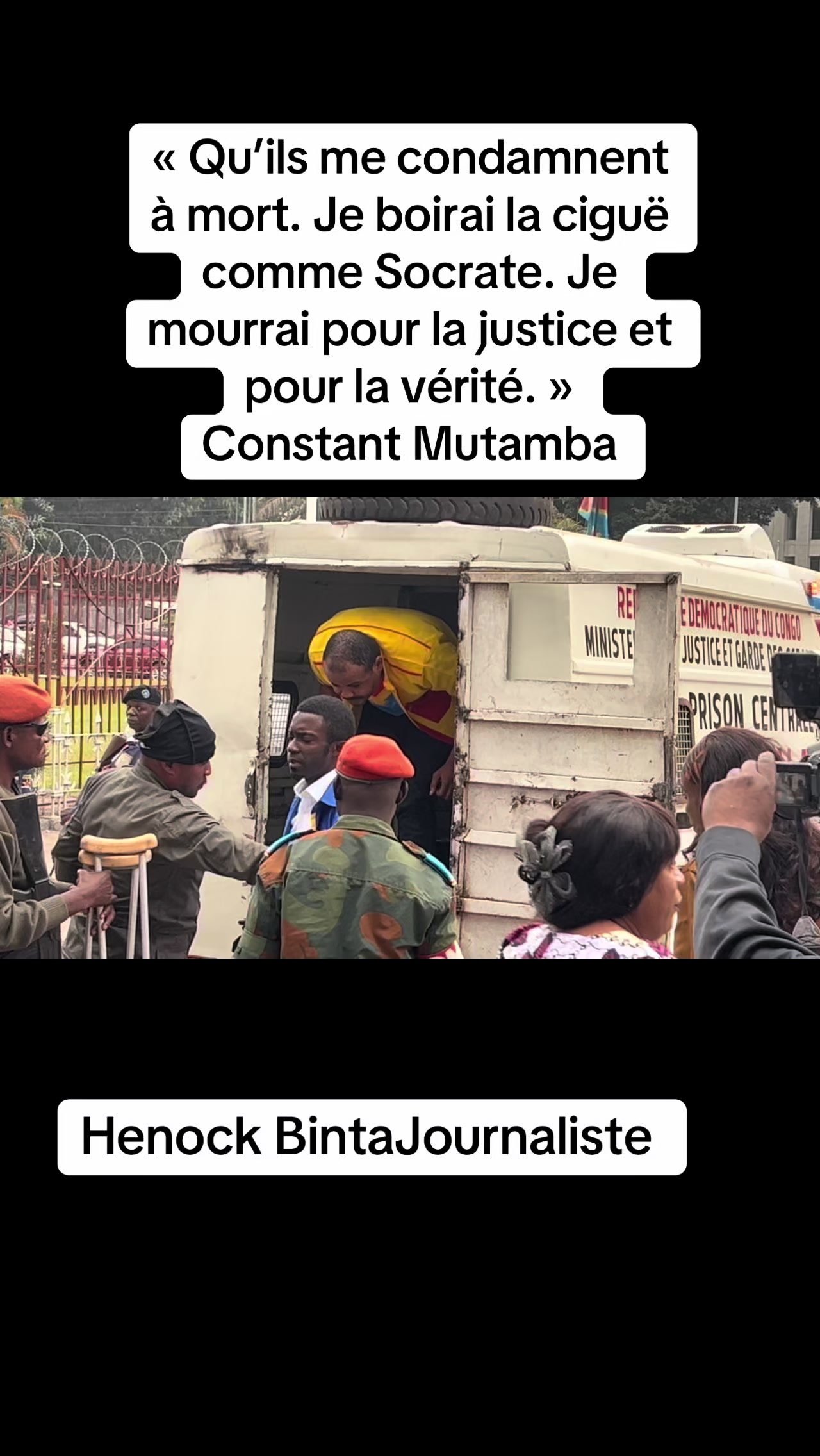 @Henock Binta Journaliste