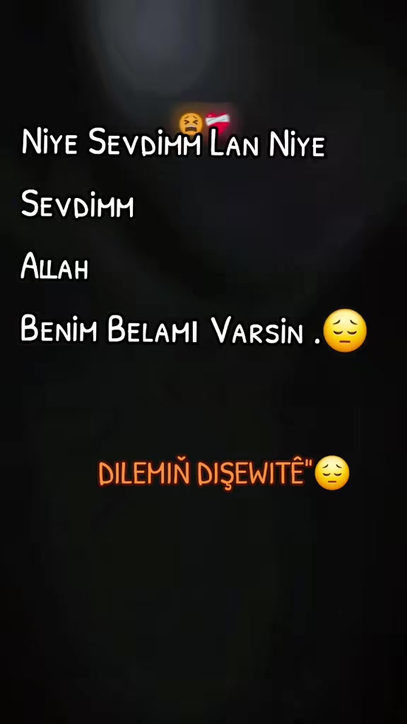 @DILEMİŇ DIŞEWITÊ"😔