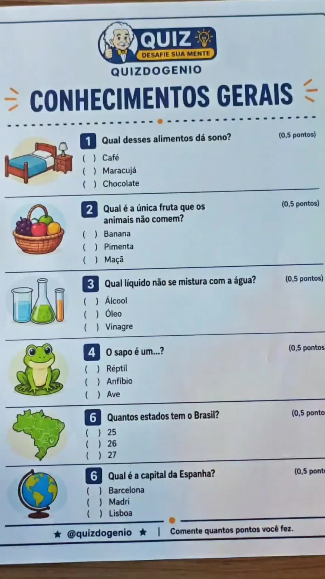 @Quiz do G&ecirc;nio