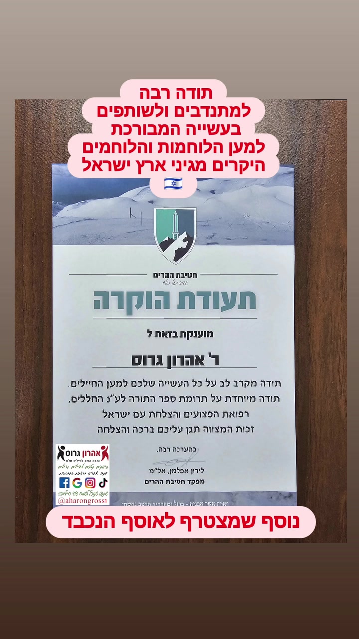 @טיקטוק_אהרון גרוס_חיילים