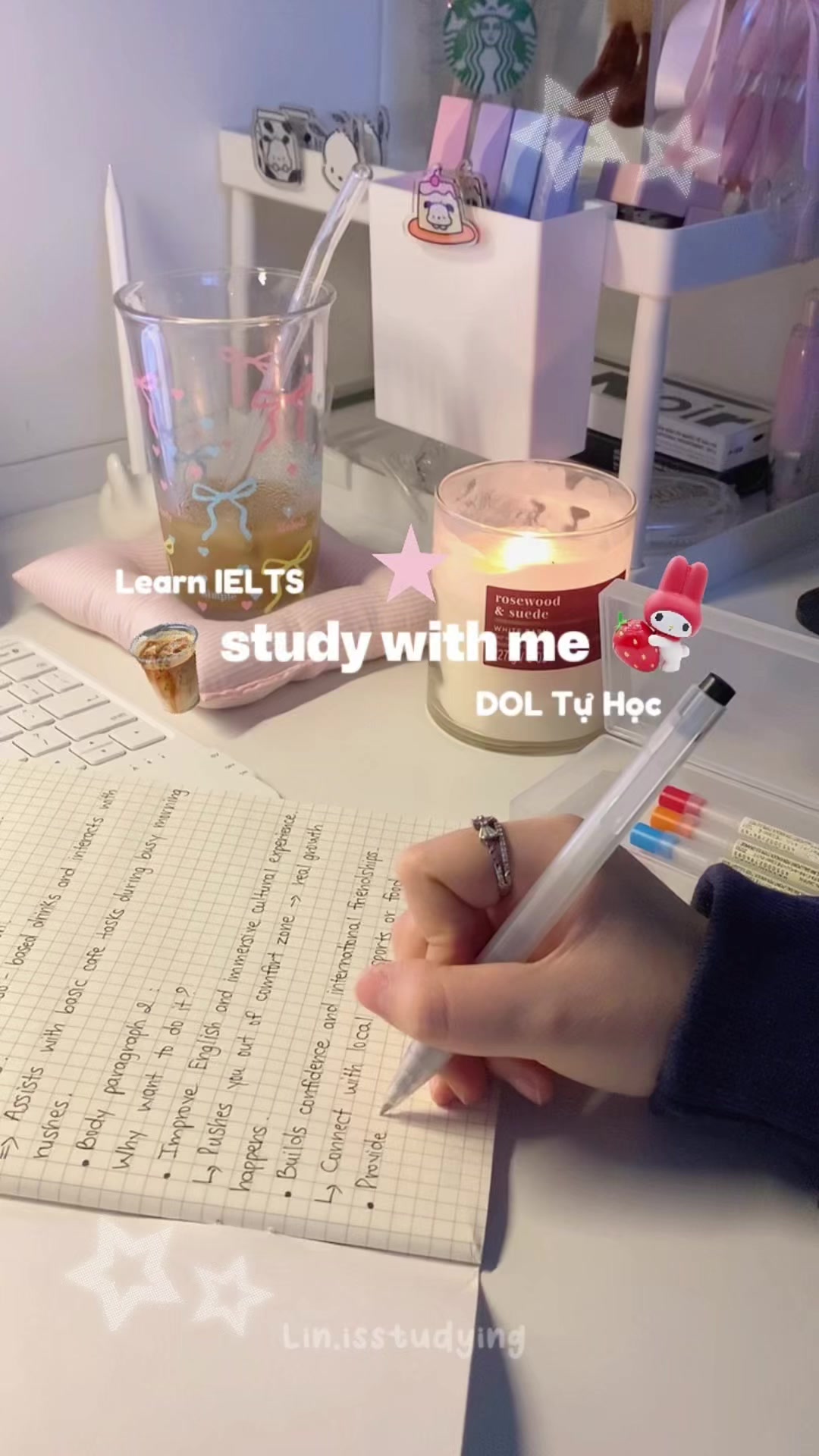 @Lin is studying 🎀ྀིྀི
