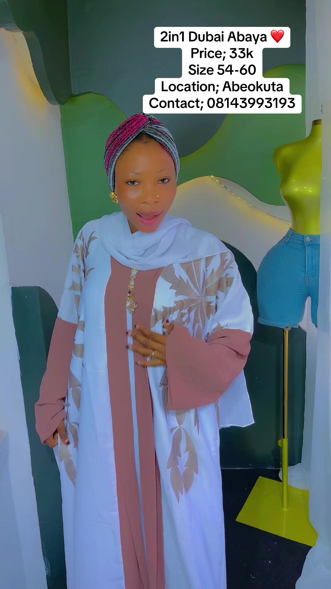 @ABAYA&SCARF VENDOR IN ABEOKUTA