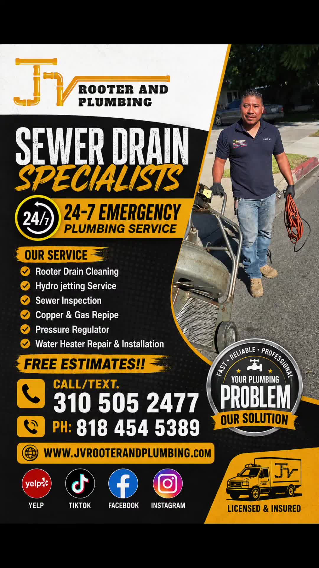@Jv rooter and Plumbing service