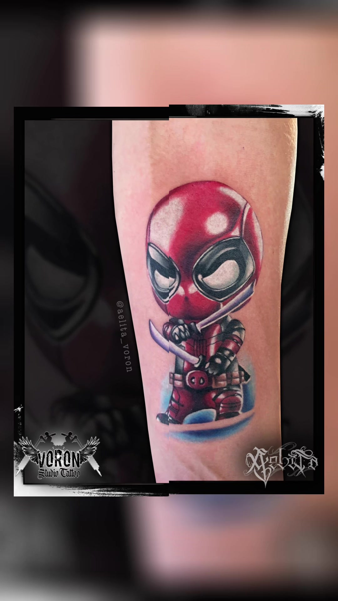 @Voron & Aelita tattoo