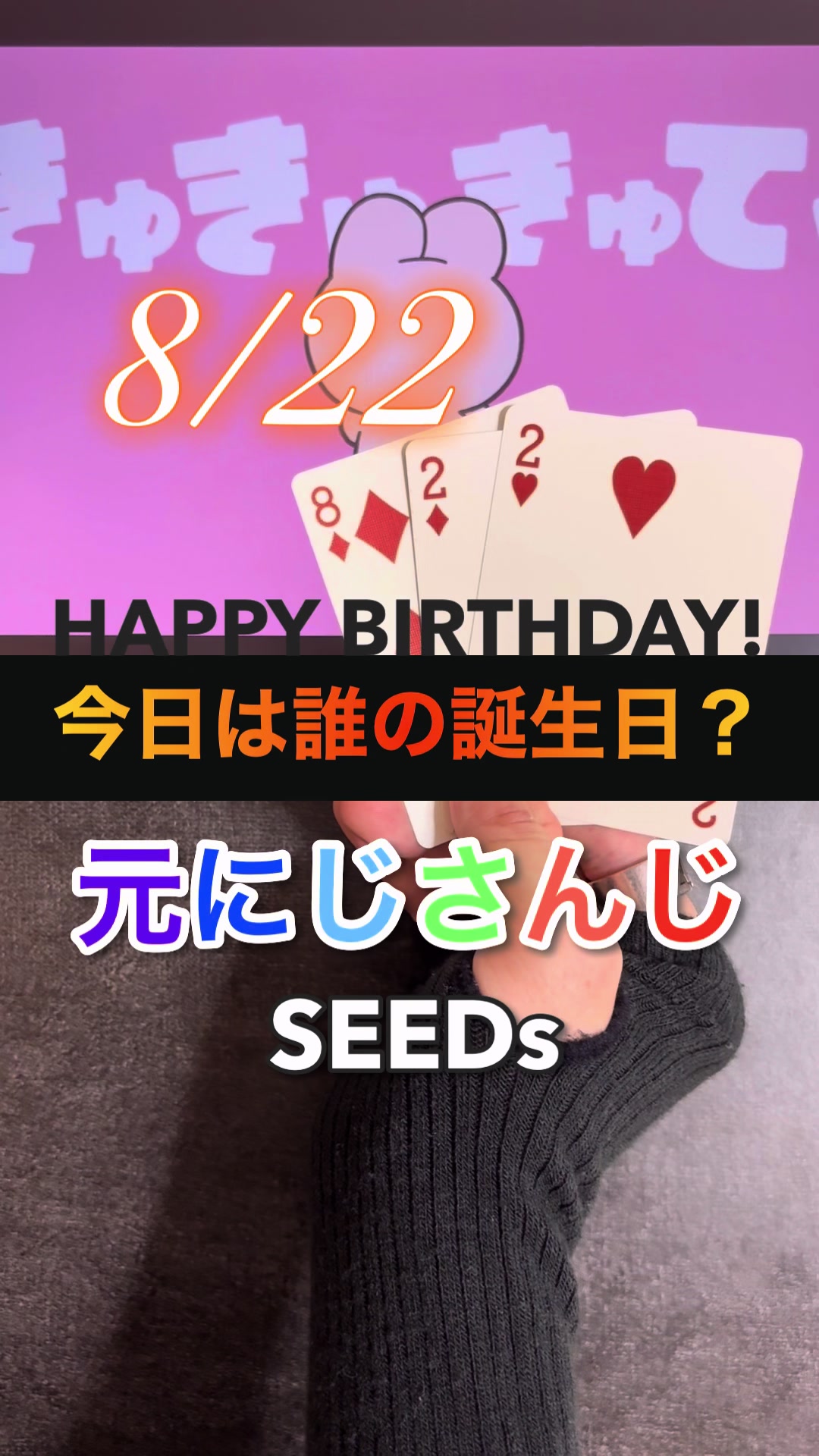 @ニシオ【今日は誰の誕生日?】