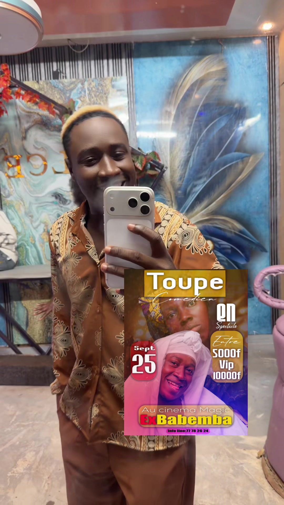 @Toupé le comédien le 25 sept…