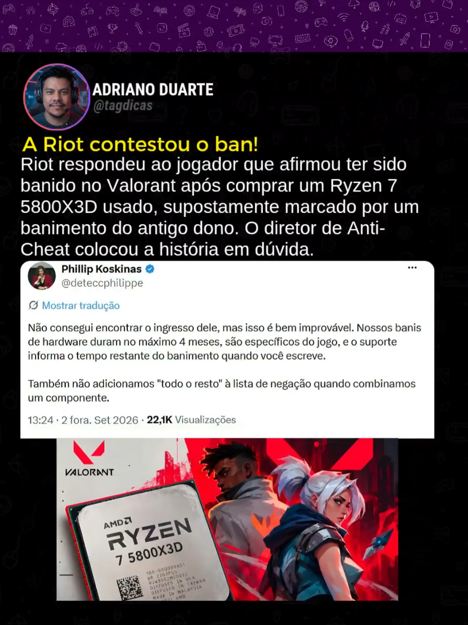 @Adriano Duarte I Tag Dicas
