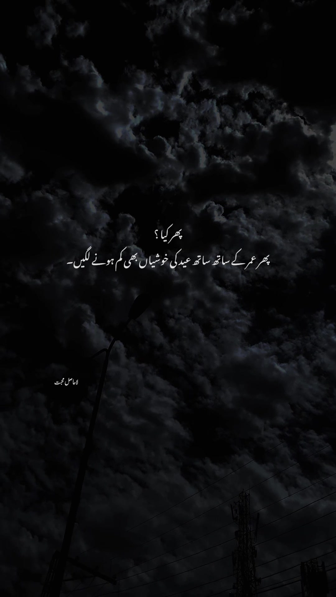@لا حاصل محبت💔