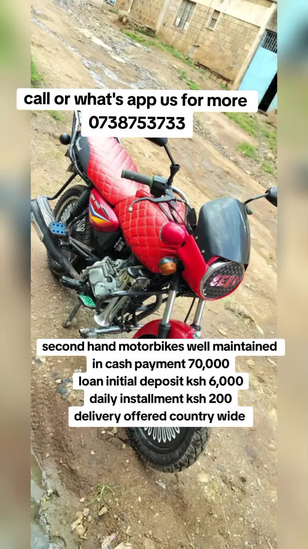 @Mwanachii Motorbikes