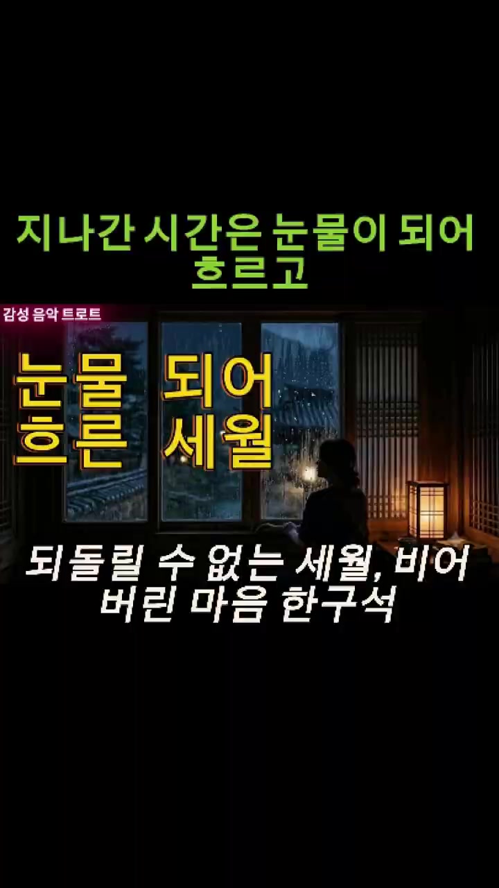 @감성 음악 트로트