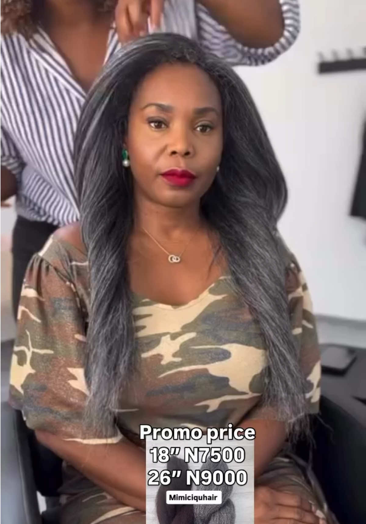 @Boho human hair curls in Lagos